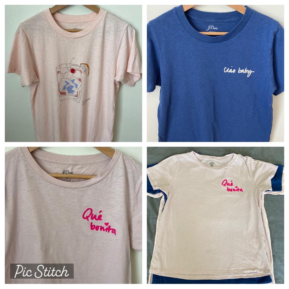 Bundle of 3 J.Crew Graphic Tees